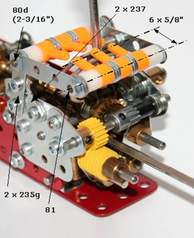 Figure 11: Gear lever gate parts detail