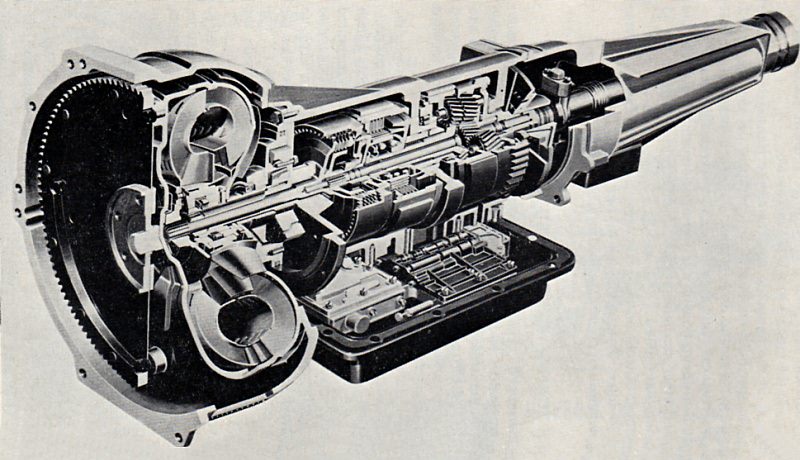 Figure 2: Cutaway section of Borg-Warner model 35 transmission