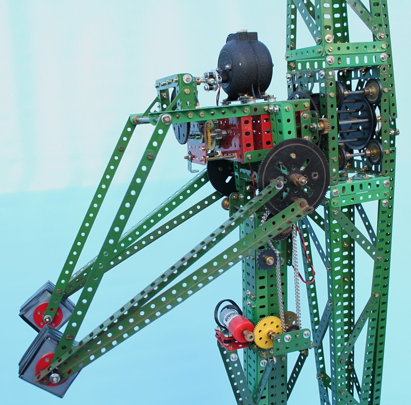 Figure 6: Side view of revised counterweight arrangement
