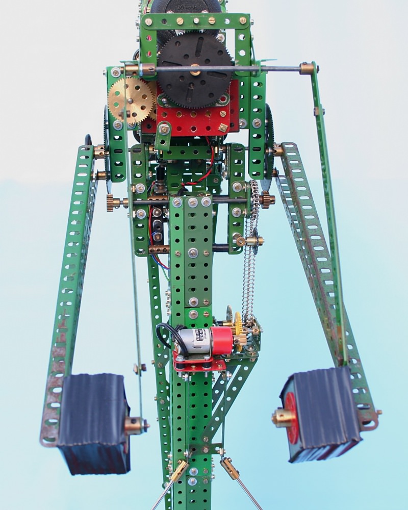 Figure 7: Rear view of revised counterweight arrangement