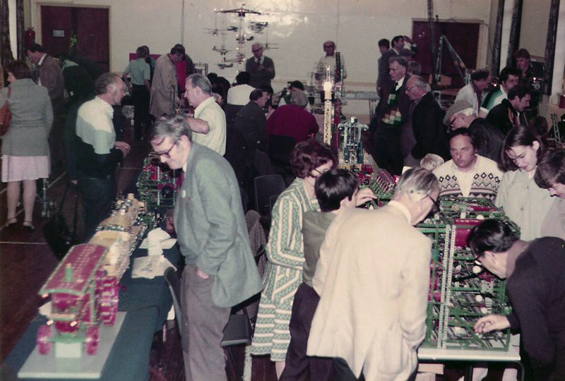 A general view of the hall at Eltham United Reformed Church during our fourth exhibition on 2nd October 1982