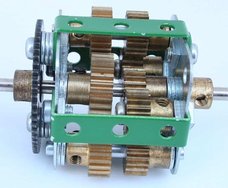Figure 10.1: A square section Meccano torque proportioning differential
