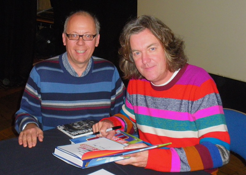 The great man himself — and some bloke called James May!