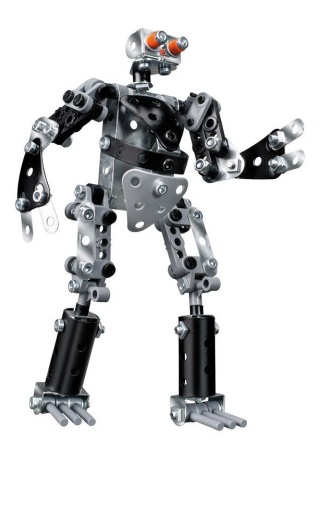 Black and silver robot