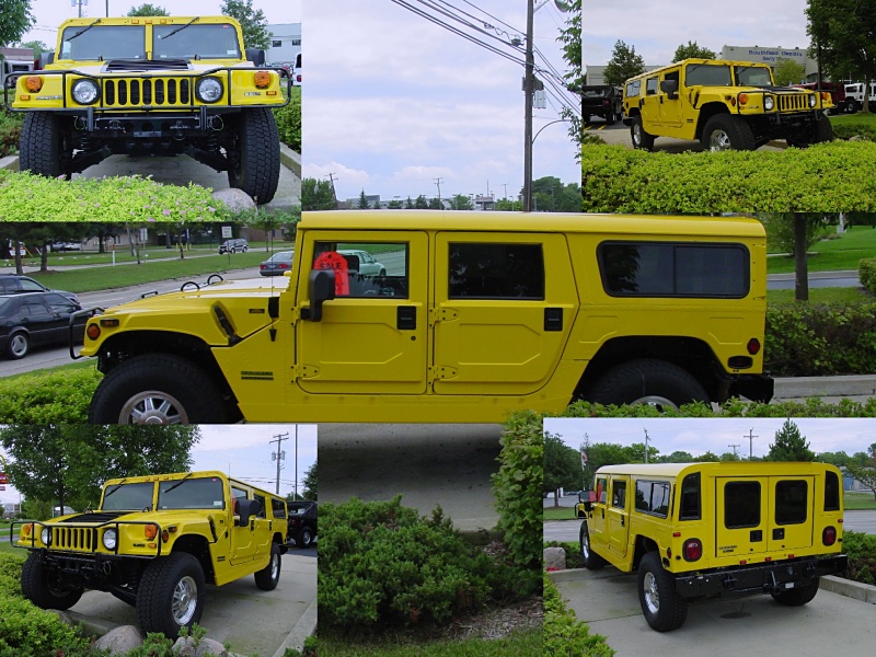 Figure 15: Yellow hummer at the dealer