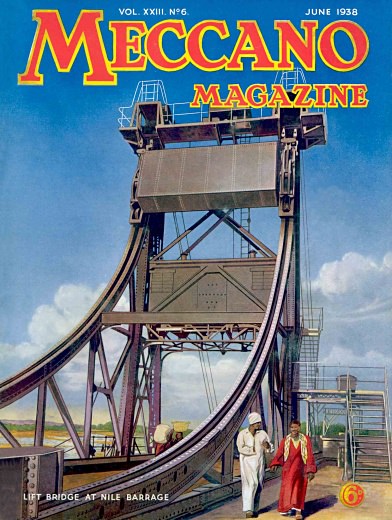 A picture of the bridge on the <em>Meccano Magazine</em> cover