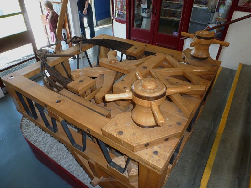 Figure 2: An interpretation of Da Vinci’s self-powered cart in Dover Transport Museum