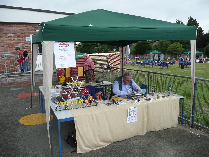 Douglas Windibank and Peter Clay at the Old Bexley Church of England Primary School Summer Fete on 11th July 2009
