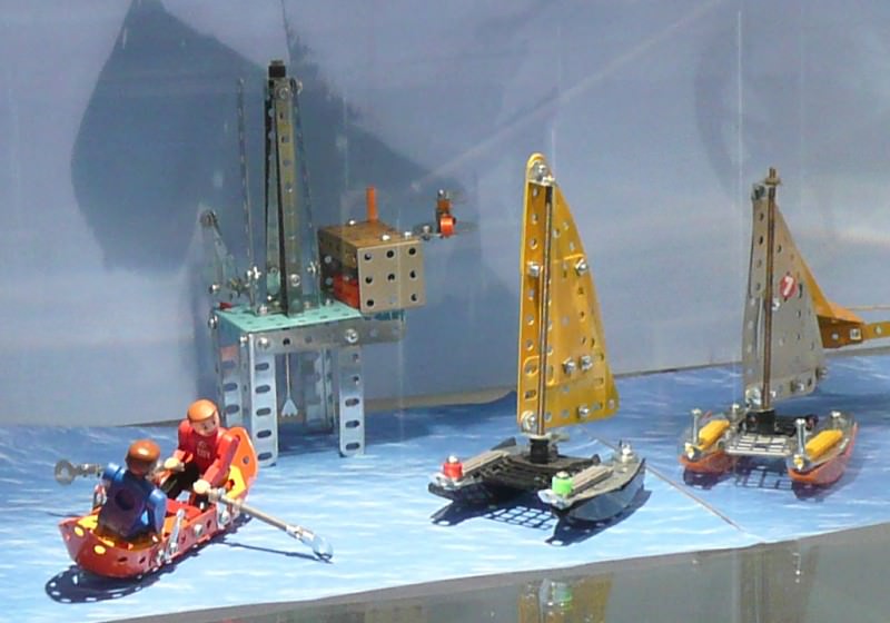 Part of Ivor Ellard’s Hornby Harbour diorama