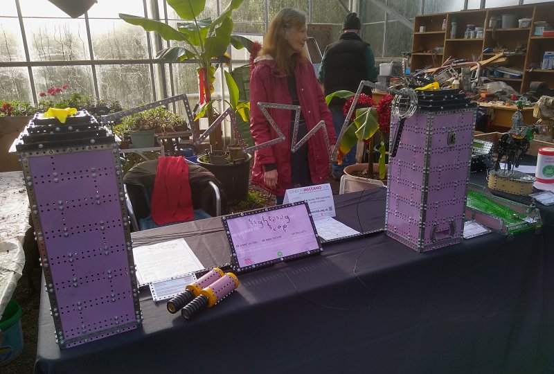 The Lightning Leap buzz-wire game