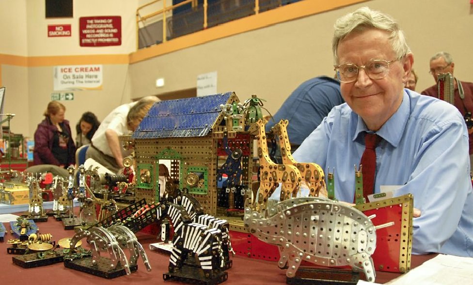 Michael Whiting with his Issigonis Shield-winning model of Noah’s Ark