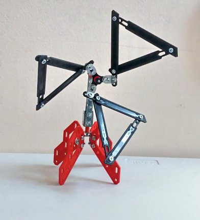 A model built by one of the Make It With Meccano workshop participants