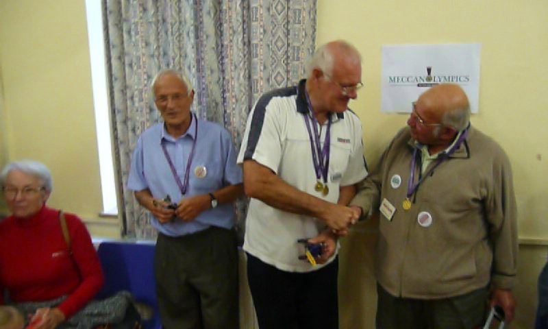 Magic Motor Race winners John Gay (S), Alan Wenbourne (G) and Douglas Windibank (B)
