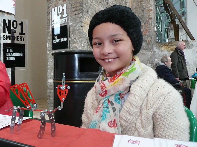 One of our Make It With Meccano participants