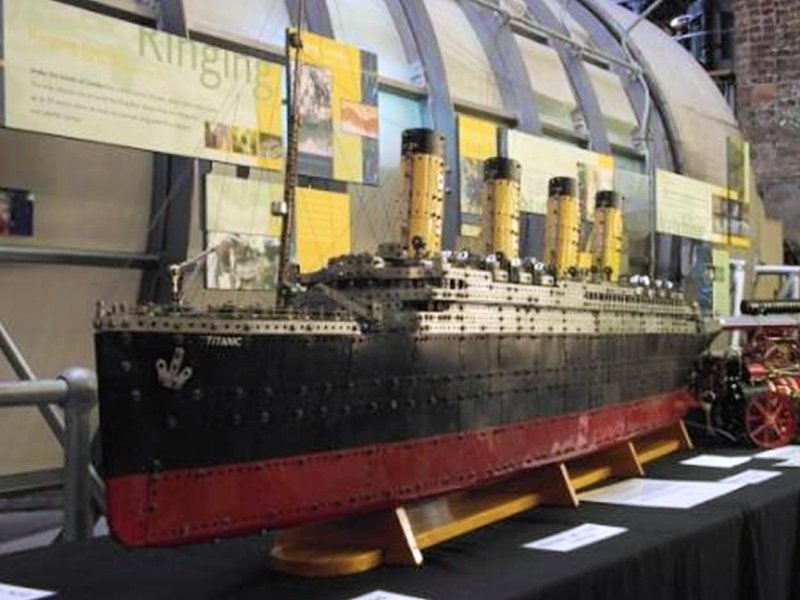 An impressive model of Titanic by Darren Bonner