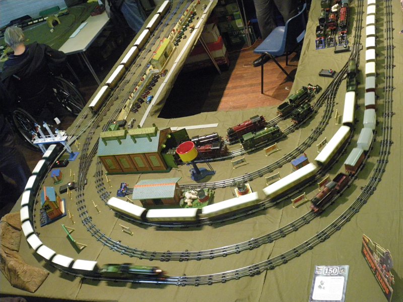 One of the Hornby train layouts in action