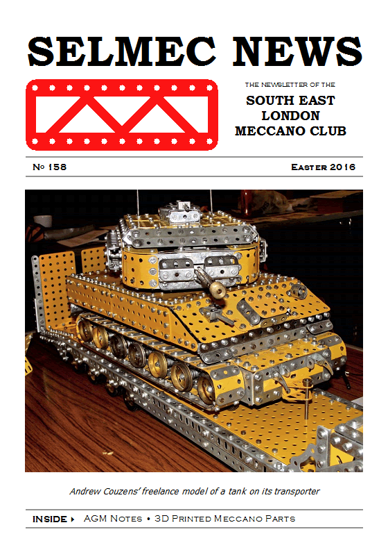 Easter 16 Newsletter South East London Meccano Club