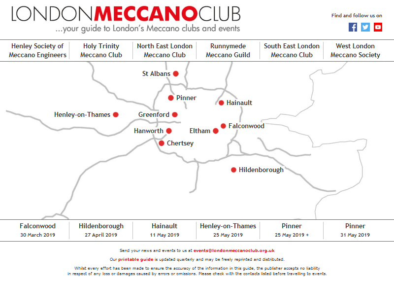 London Meccano Club homepage