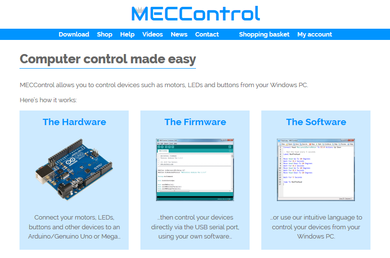 MECControl homepage